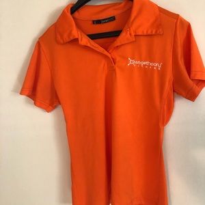 Orangetheory polo & Orangetheory marketing t shirt